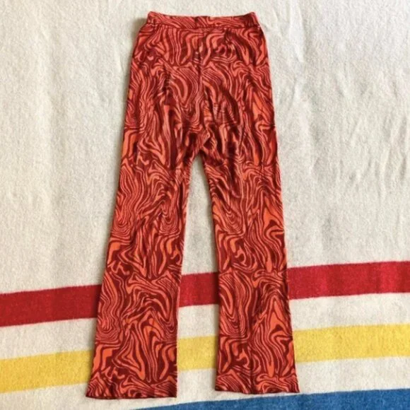 Paloma wool Claudia terracotta swirl pants - Picture 4 of 5